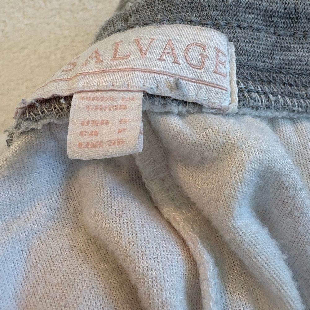 PJ Salvage Live Gratefully Heart Print Jogger Pajama Pants Pink White S - Picture 7 of 8